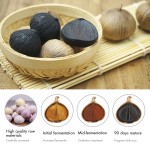 Mizzuco Black Garlic, 180G Organic WHOLE Black Garlic Natural Fermented for 90 days Healthy Snack Ready to Eat or Sauce